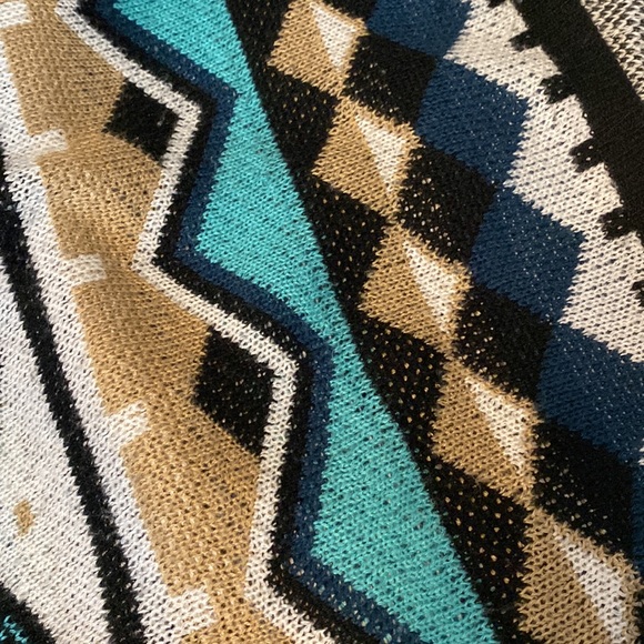 i joah Aztec Fringe Kimono - Picture 4 of 4